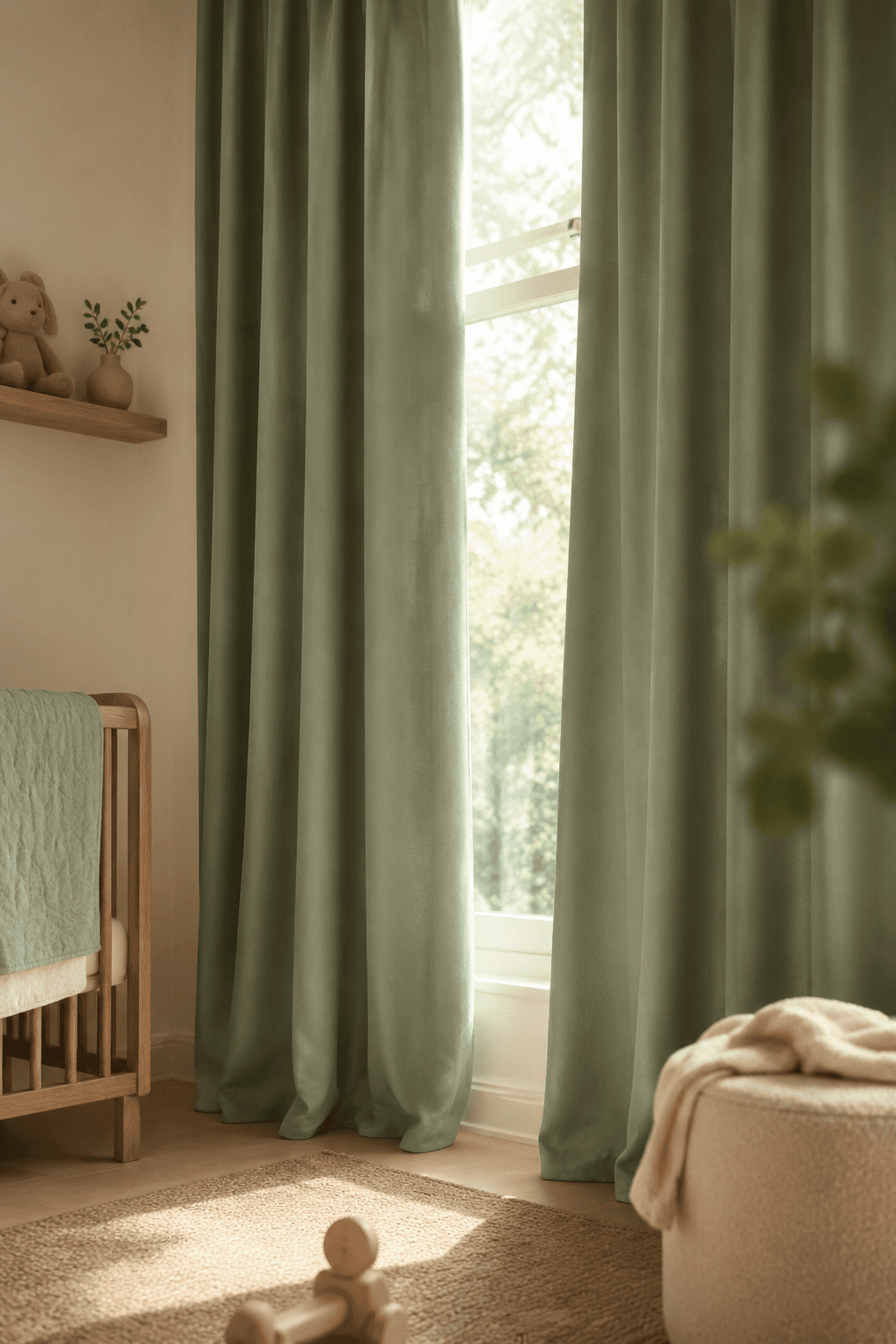 Nursery Curtain Pair